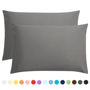 Flxxie 1800 Count Double Brushed Microfiber Envelope Pillowcases Set of 2
