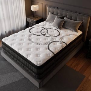 GREOO King Mattress 14″ Hybrid Gel Memory Foam Mattress