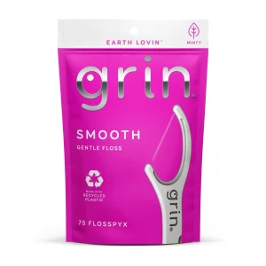 Grin Smooth Flosspyx - 75 ct - Dental Floss Picks