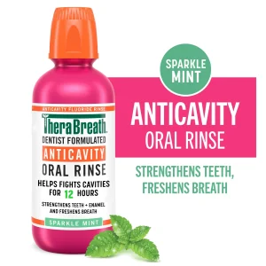 TheraBreath Anticavity Alcohol-Free Mouthwash, Mouthrinse with Fluoride